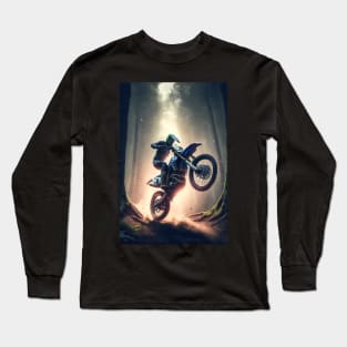 Dirt Bike in the Jungle Long Sleeve T-Shirt